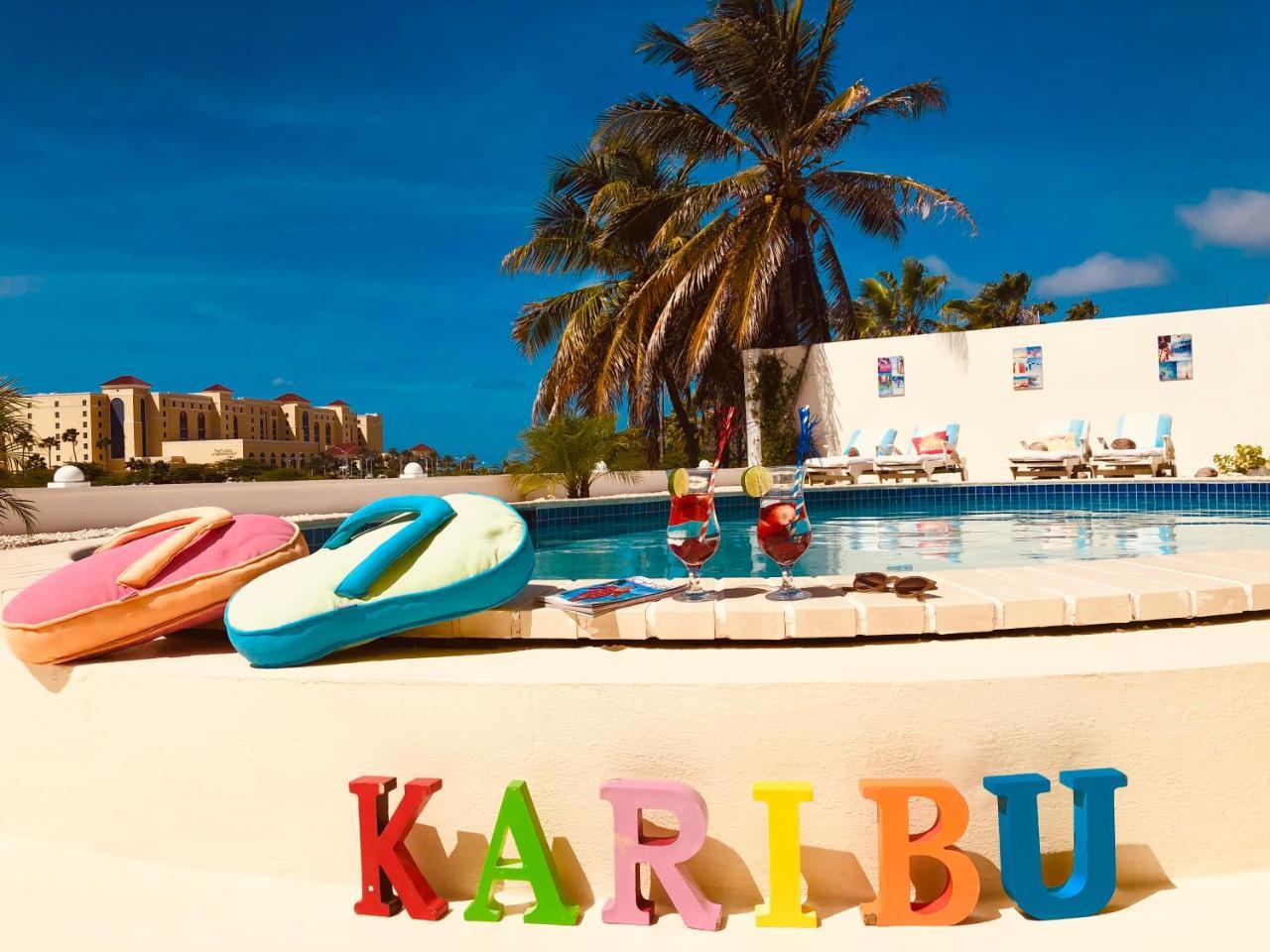 Karibu Aruba Boutique Hotel Palm Beach Ngoại thất bức ảnh